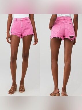 ROLLA'S High-Rise Dusters Denim Shorts
